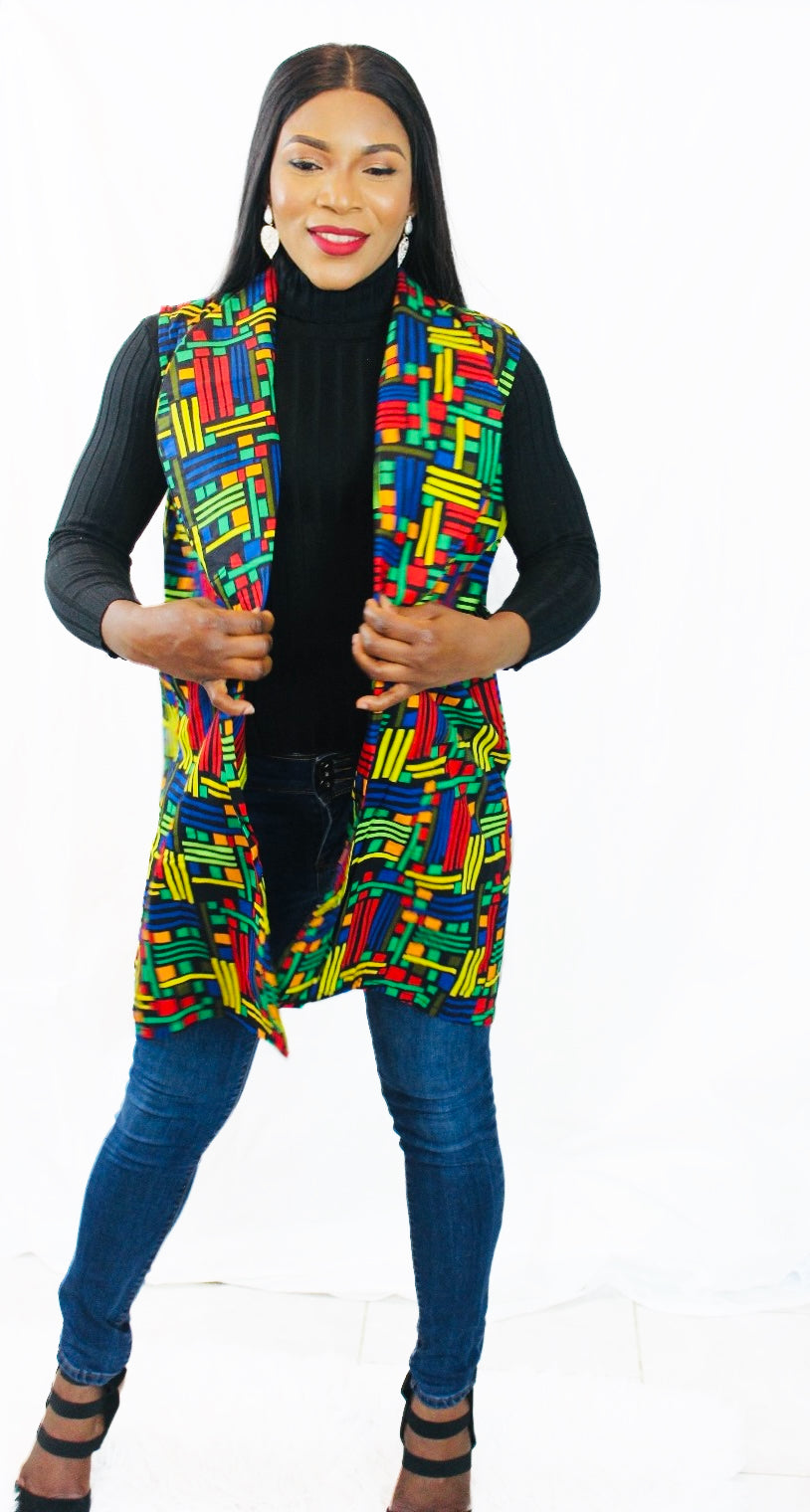 Funmi Sleeveless Kimono