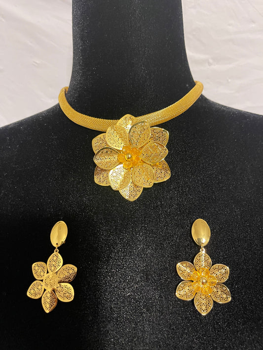 2 piece Gold-Rose Set jewelry